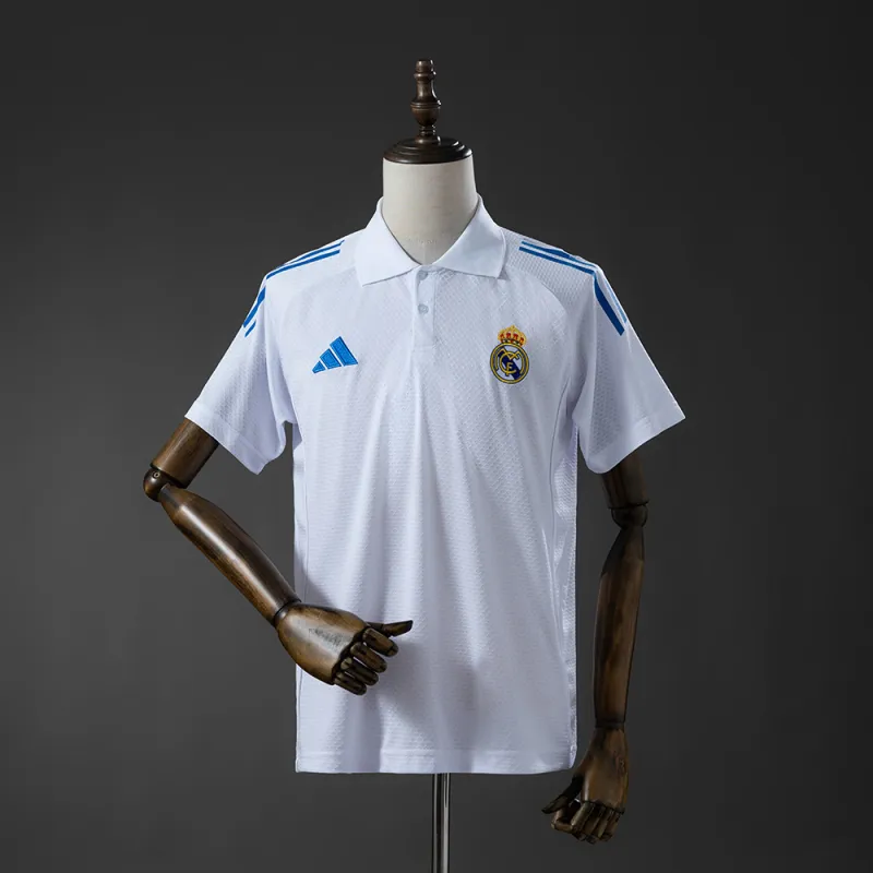 Real Madrid 2025/26 POLO Shirt White