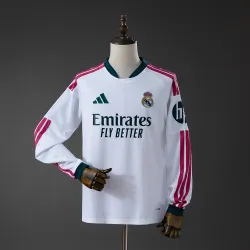 US17.98 - Real Madrid 26/27 Home Long Sleeve Jersey