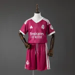 Camisa infantil do Real Madrid 26/27 (terceiro equipamento para jogos fora de casa) Real Madrid 26/27 Third Away Kids Kit Jersey