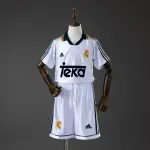 Real Madrid 98/00 Home Retro Kids Kit Jersey