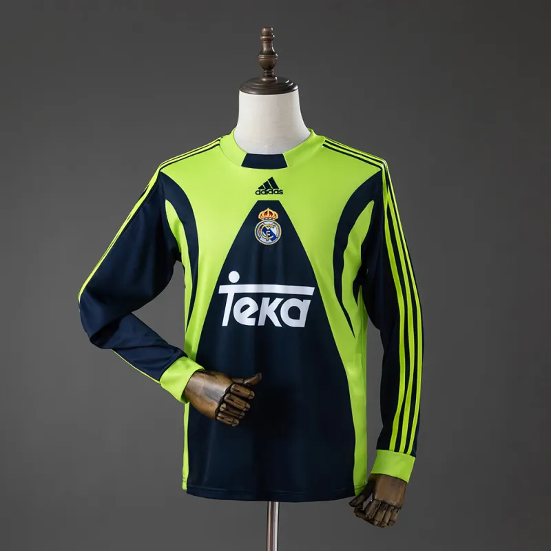 Real Madrid Los Blancos 1999/00 Retro GK Long Sleeve Jersey