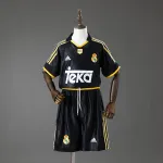 Real Madrid 99/01 Away Retro Kids Kit Jersey