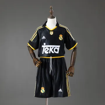 Real Madrid 99/01 Away Retro Kids Kit Jersey