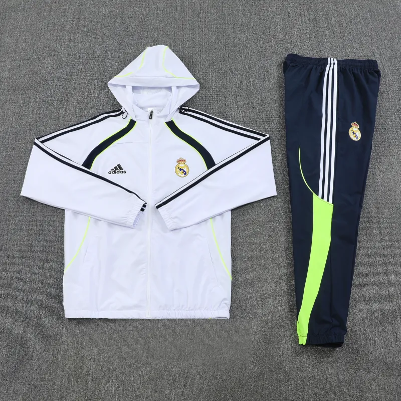 Real Madrid 2026/27 Windbreaker Training Suit White