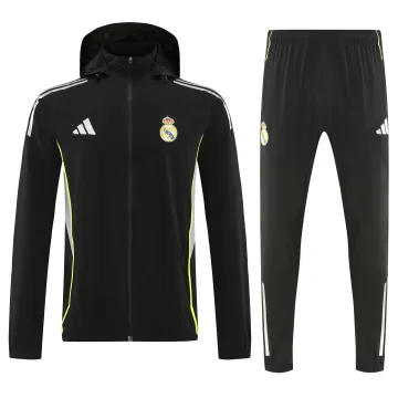 Fato de treino corta-vento 2026/27 do Real Madrid Preto