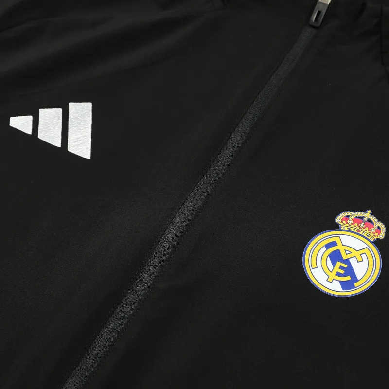 Real Madrid 2026/27 Windbreaker Training Suit Black