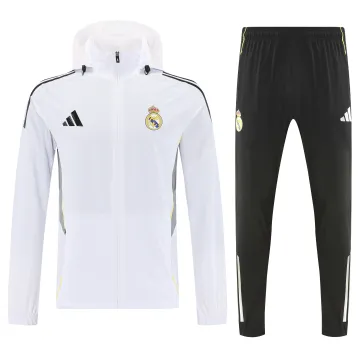 Fato de treino corta-vento 2026/27 do Real Madrid Branco