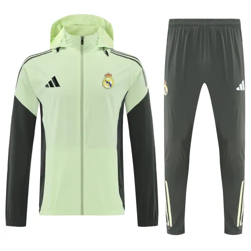 Real Madrid 2026/27 Windbreaker Training Suit Green