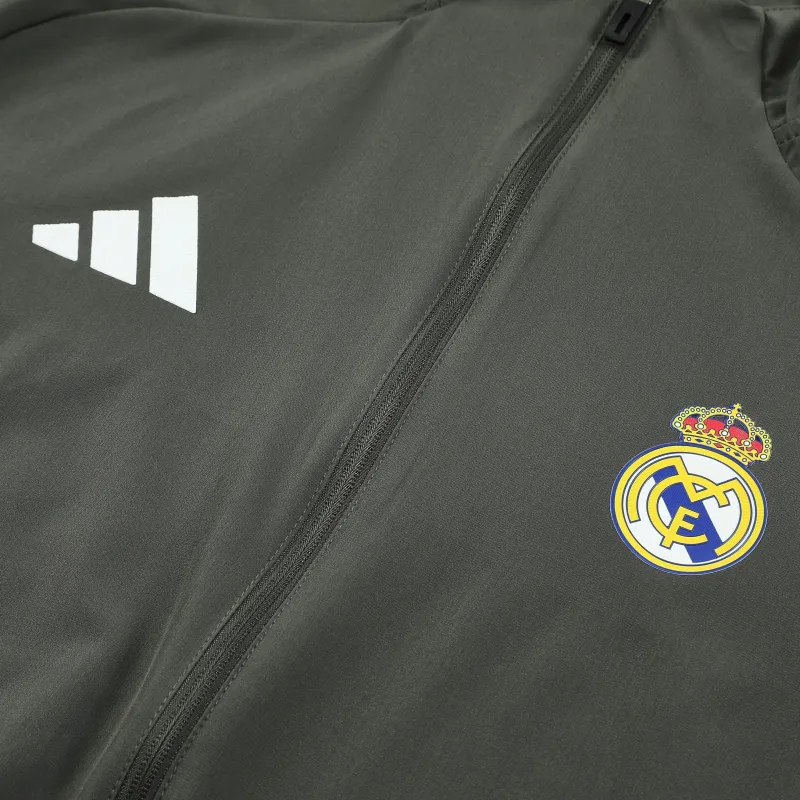 Real Madrid 2026/27 Windbreaker Training Suit Green