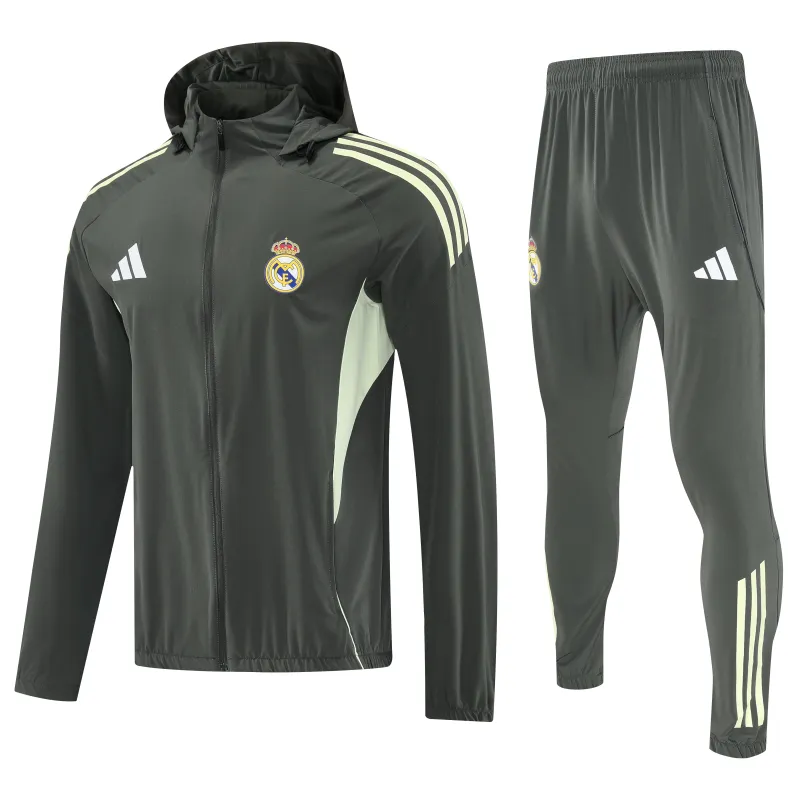 Real Madrid 2026/27 Windbreaker Training Suit Green
