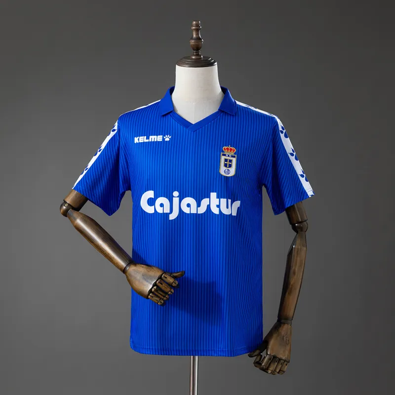 Real Oviedo 92/93 Home Retro Jersey