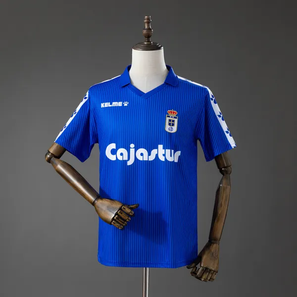 Real Oviedo 92/93 home retro jersey - A-Grade Quality Detail View