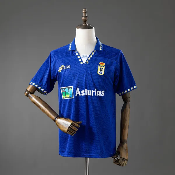 Real Madrid Oviedo 95/96 retro jersey - A-Grade Quality Detail View