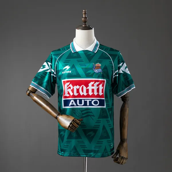 Real Madrid Sociedad 95/96 retro jersey - A-Grade Quality Detail View