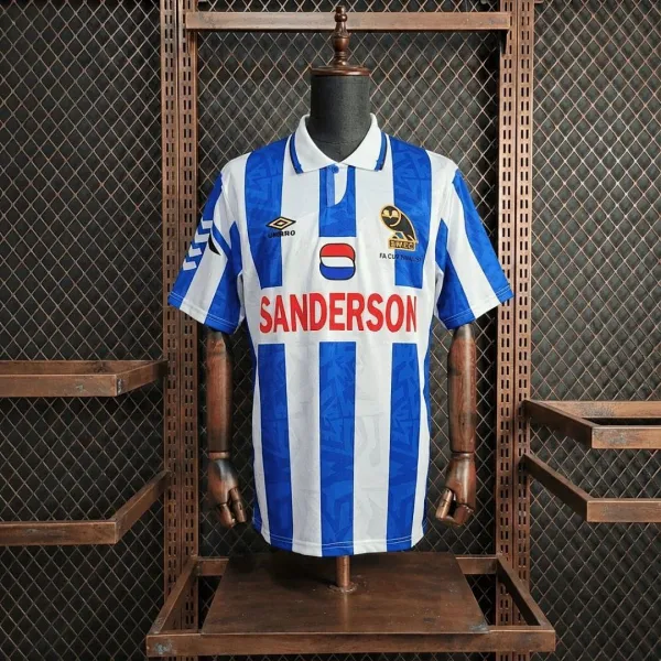 Sheffield Wednesday F.C. 92/93 retro jersey - A-Grade Quality Detail View