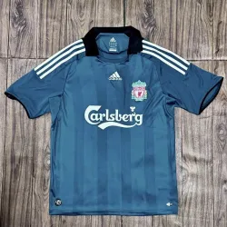 Retro Liverpool 2008/09 Away Soccer jerseys - product photo US20.99 - Retro Liverpool 2008/09 Away Soccer jerseys