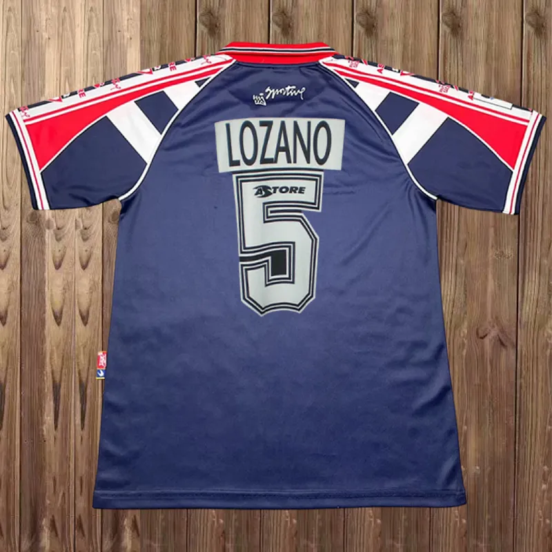 Retro Sporting de Gijon 1999/00 Weg voetbaltruien