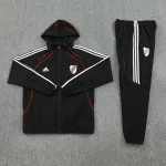 River Plate 2026/27 Windbreaker Training Suit Black