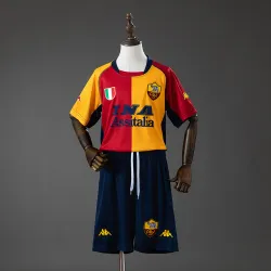 Roma 00/01 Champion Edition Retro Kids Kit Jersey - product photo US20.98 - Roma 00/01 Champion Edition Retro Kids Kit Jersey