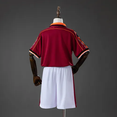 Roma 98/99 Home Retro Kids Kit Jersey