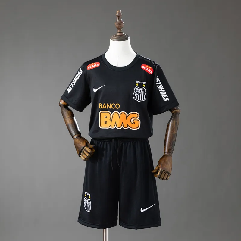 Santos 12/13 Away Retro Kids Kit Jersey