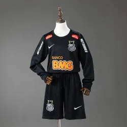 Santos 12/13 Away Retro Long Sleeve Kids Kit Jersey - product photo US21.98 - Santos 12/13 Away Retro Long Sleeve Kids Kit Jersey