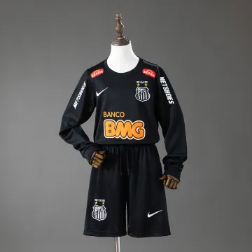 Santos 12/13 Away Retro Long Sleeve Kids Kit Jersey