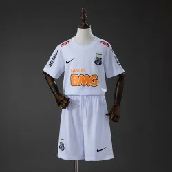US20.98 - Santos 12/13 Home Retro Kids Kit Jersey