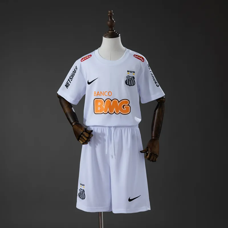 Santos 12/13 Home Retro Kids Kit Jersey