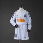 Santos 12/13 Home Retro Long Sleeve Kids Kit Jersey Santos 12/13 Home Retro Long Sleeve Kids Kit Jersey