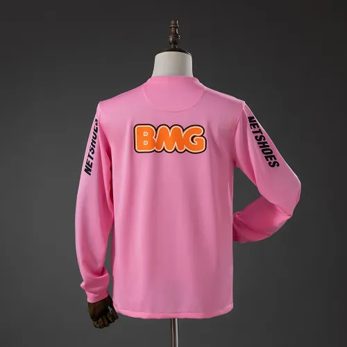 Santos 12/13 Retro Pink Manga comprida Jersey