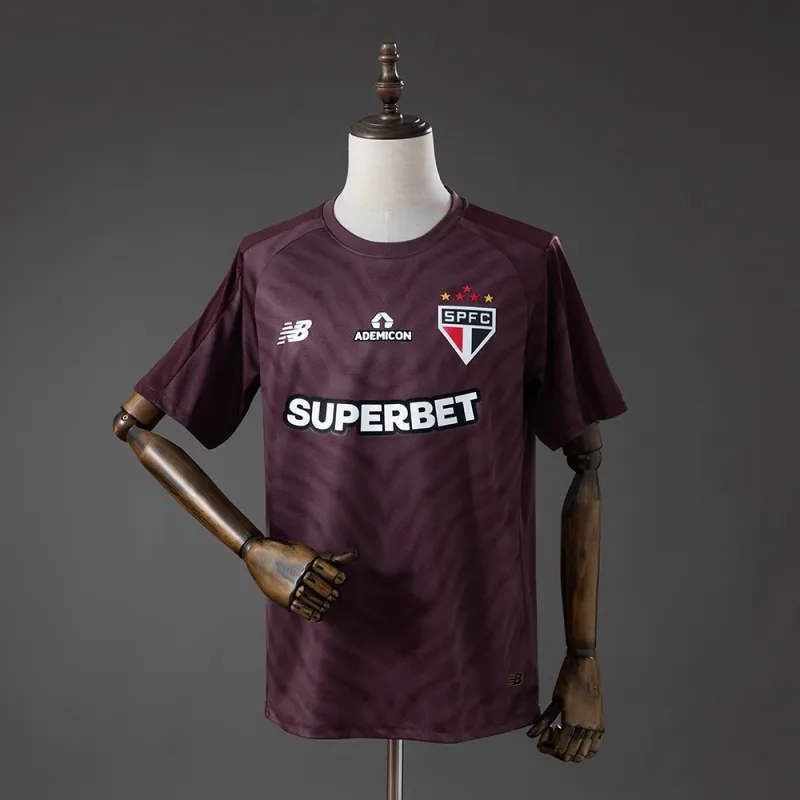 Sao Paulo 26/27 Goalkeeper Jersey Deep Burgundy