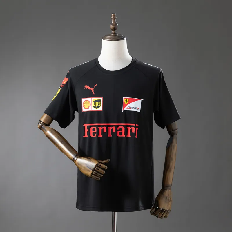 Scuderia Ferrari F1 2025 Black T-shirt
