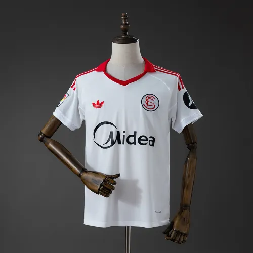Camisola estilo retro do Sevilha 2025/26