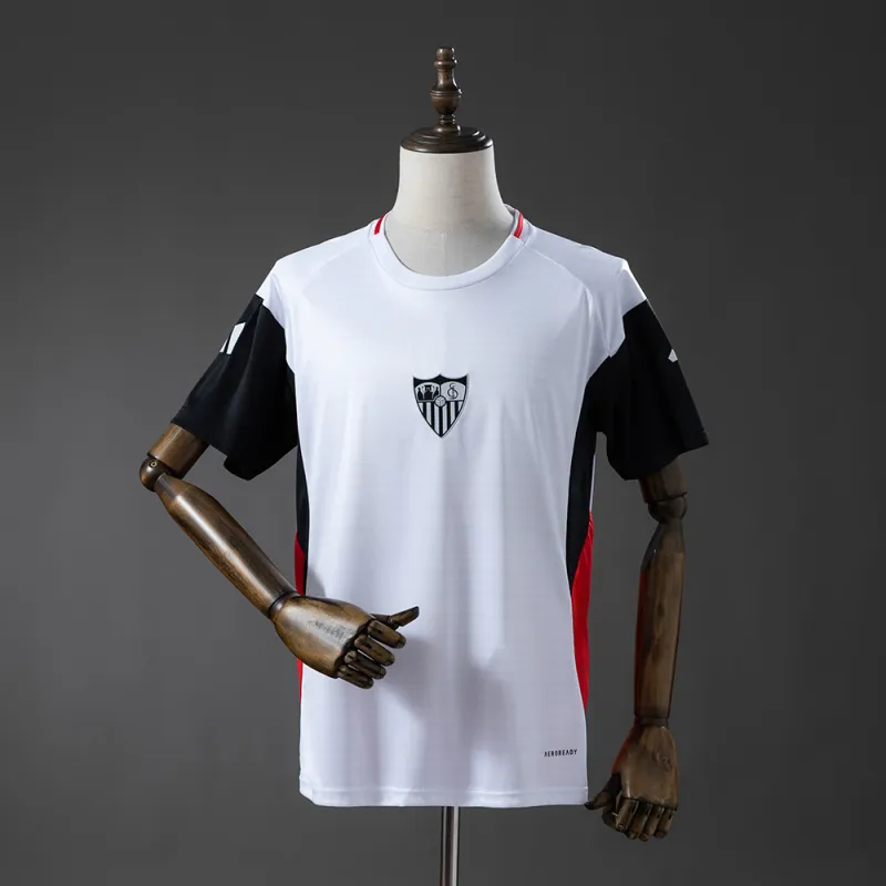 Maillot de football d'avant-match du FC Séville 2025/26