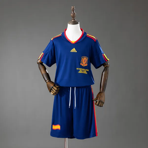 spain 2010 retro kids jersey - A-Grade Quality Detail View