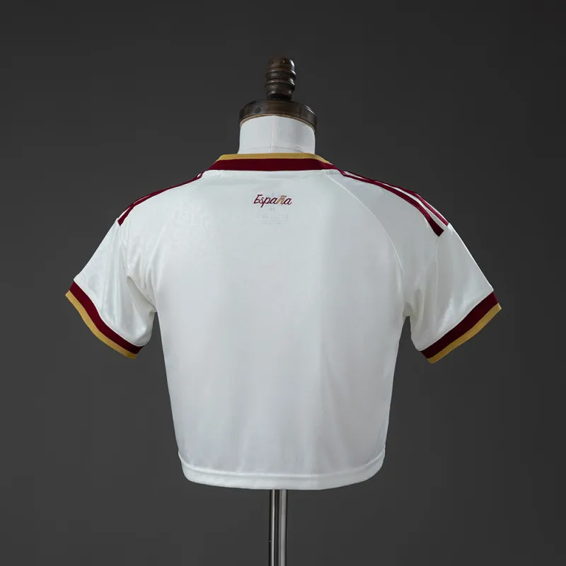 Spain 2026 Home Women’s Crop Top Style Jersey