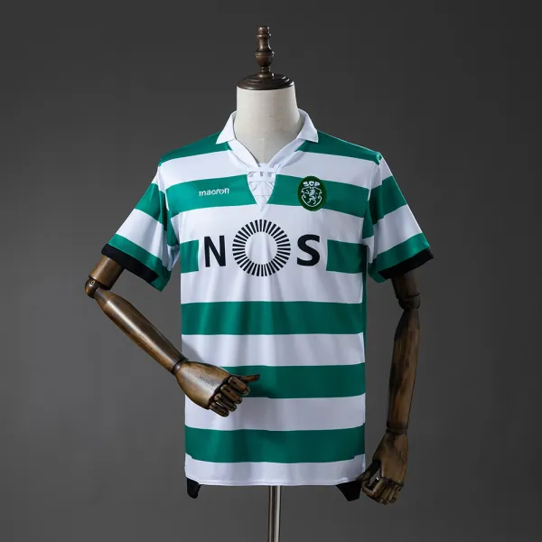 Sporting Lisbon 18/19 retro jersey - A-Grade Quality Detail View
