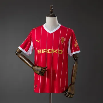 Camisola estilo retro 25/26 do Sporting de Gijon