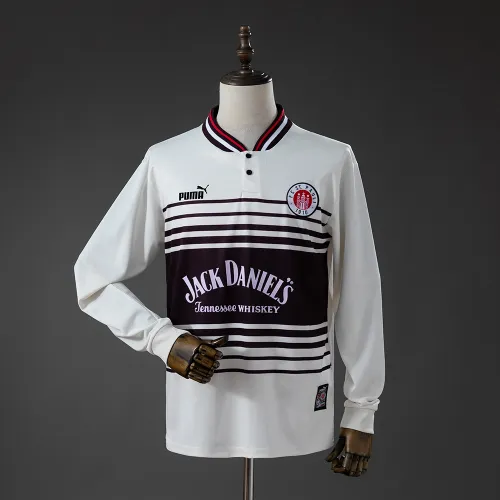 St. Pauli 97/98 Thuis Retro Lange Mouw Jersey