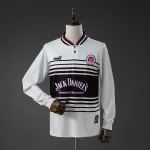 Camisola de manga comprida retro doméstica do St. Pauli 97/98 St. Pauli 97/98 Home Retro Long Sleeve Jersey