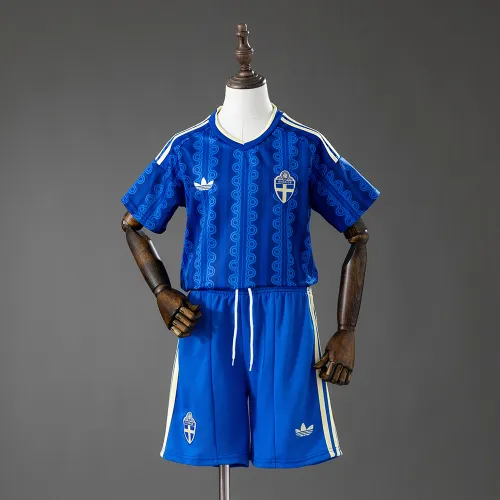 Sweden 2026 Away Kids Kit Jersey