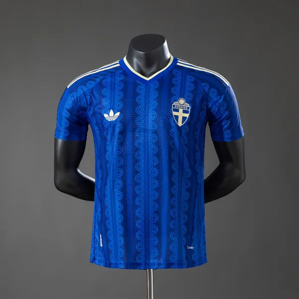 Sweden 2026 Away player version jersey - A-Grade Quality Detail View