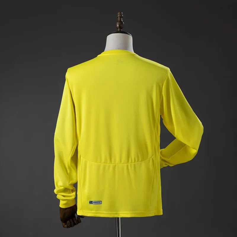 Maglia retro da casa a maniche lunghe del Villarreal CF stagione 2008/09