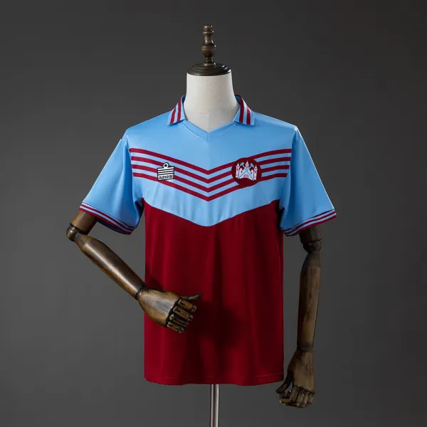 Maillot rétro West Ham United 76/80 - Qualité A - Vue détaillée
