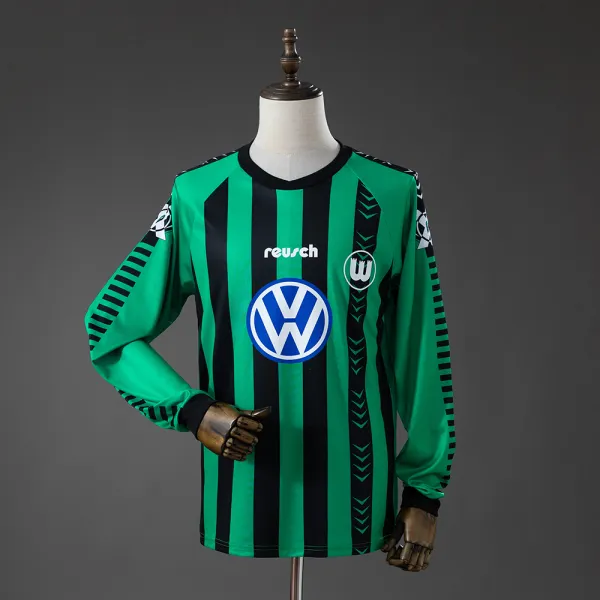 Maillot rétro à manches longues Wolfsburg 95/96 - Qualité A - Vue détaillée