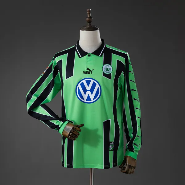 Wolfsburg 99/00 retro long sleeve jersey - A-Grade Quality Detail View