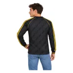 2026/27 Ajax Black OG Retro Long Sleeve Jersey - AI model preview - upper-body back