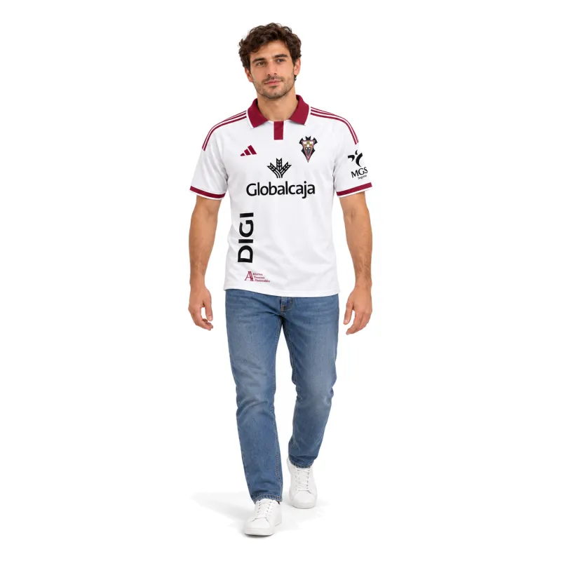 2026/27 Albacete Home Jersey - Full-body model front
