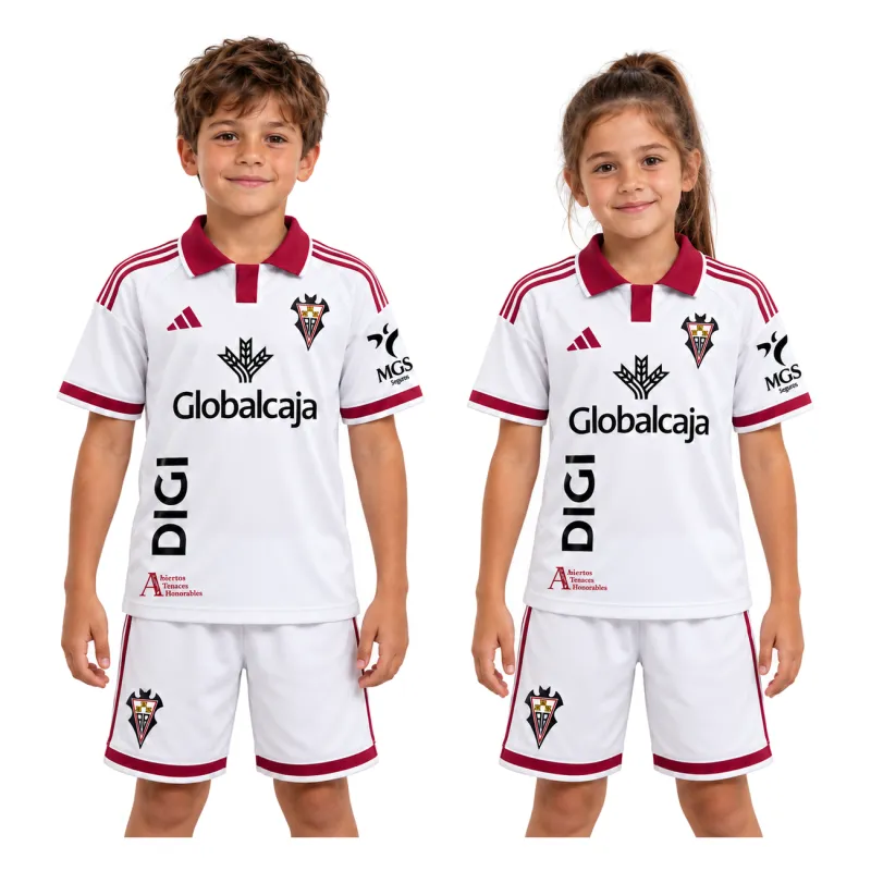 2026/27 Albacete Home Kids Kit - Upper-body model front